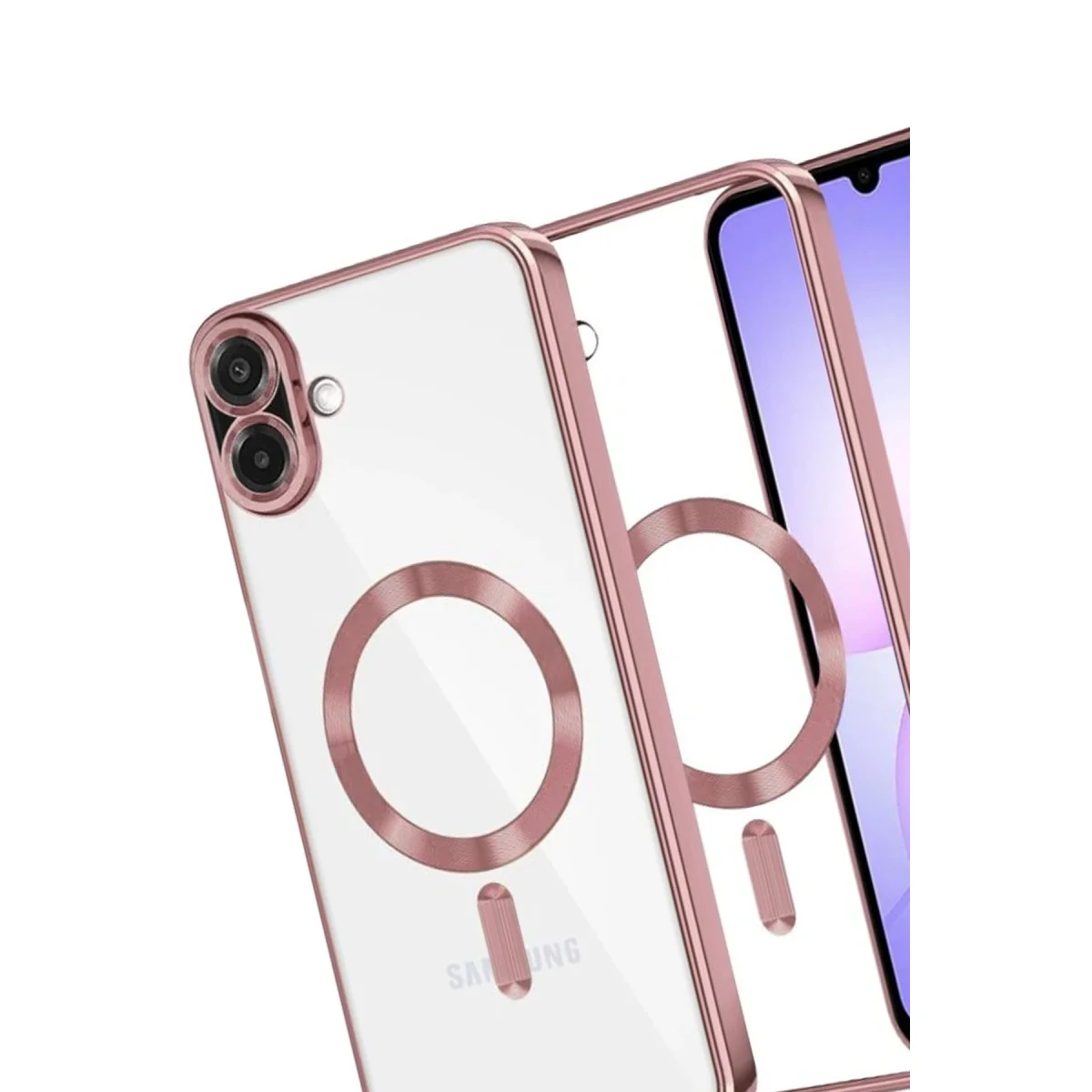 Galaxy A07 4G Kross Magneticsafe Kapak - Rose
