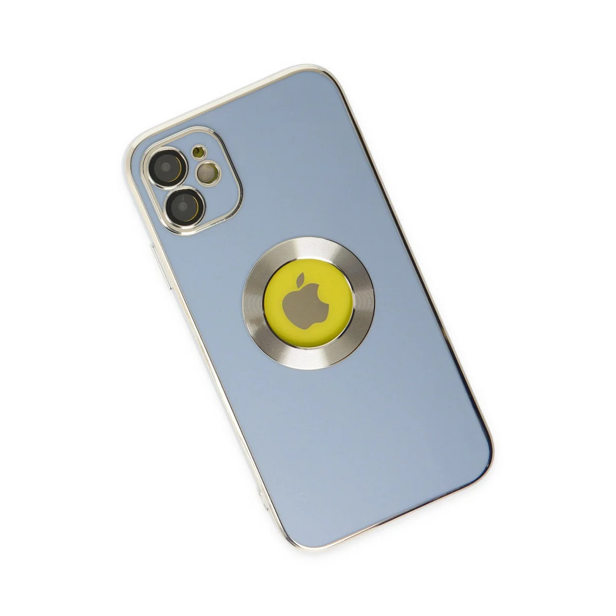 iPhone 12 Kılıf Store Silikon - Sierra Blue