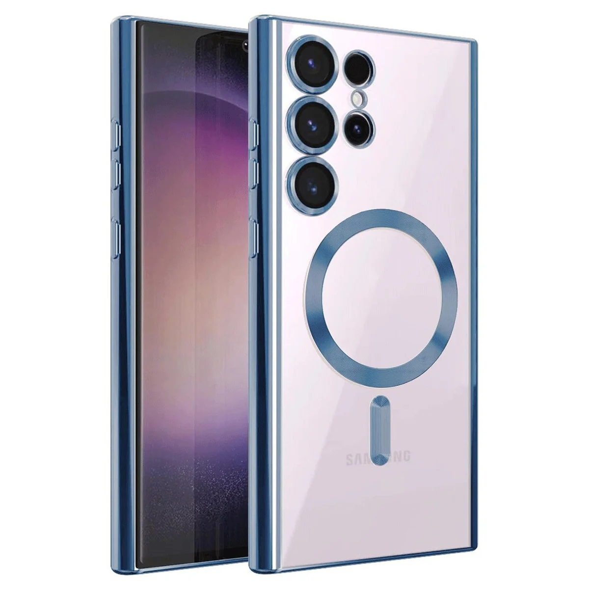 Galaxy S25 Ultra Kılıf Kross Magneticsafe Kapak - Sierra Blue