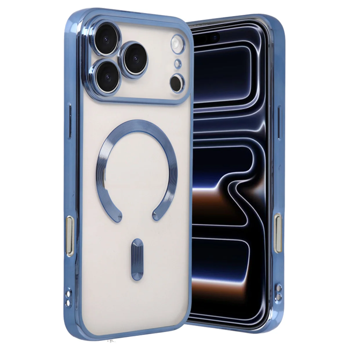 iPhone 17 Pro Kross Magneticsafe Kapak - Sierra Blue