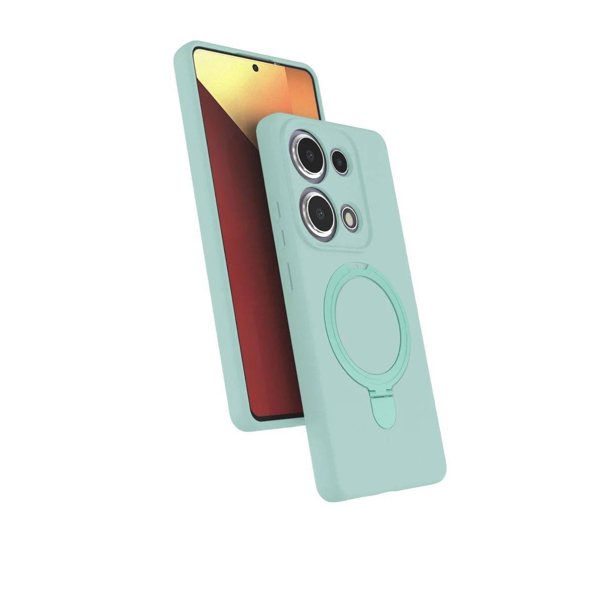Redmi Note 13 Pro 4G Regal Magsafe Standlı Kapak - Su Yeşili