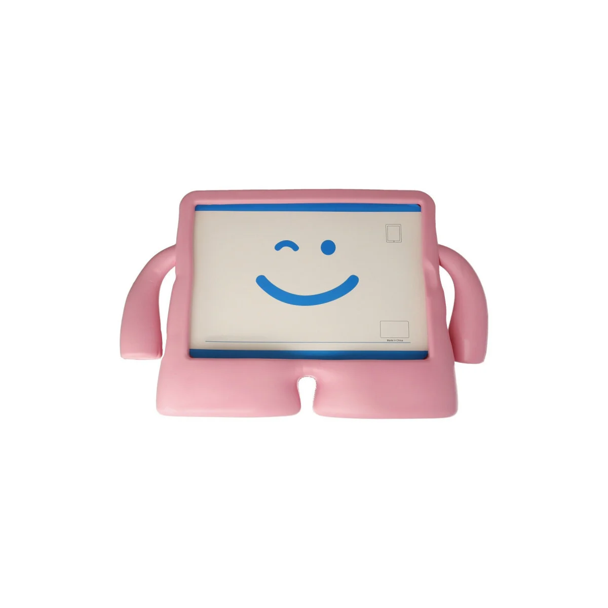 iPad 5 Air 9.7 Kılıf Karakter Tablet Silikon - Açık Pembe