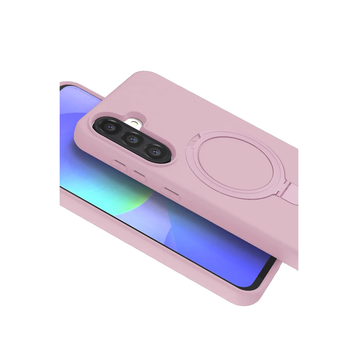 Galaxy A56 Regal Magsafe Standlı Kapak - Açık Pembe