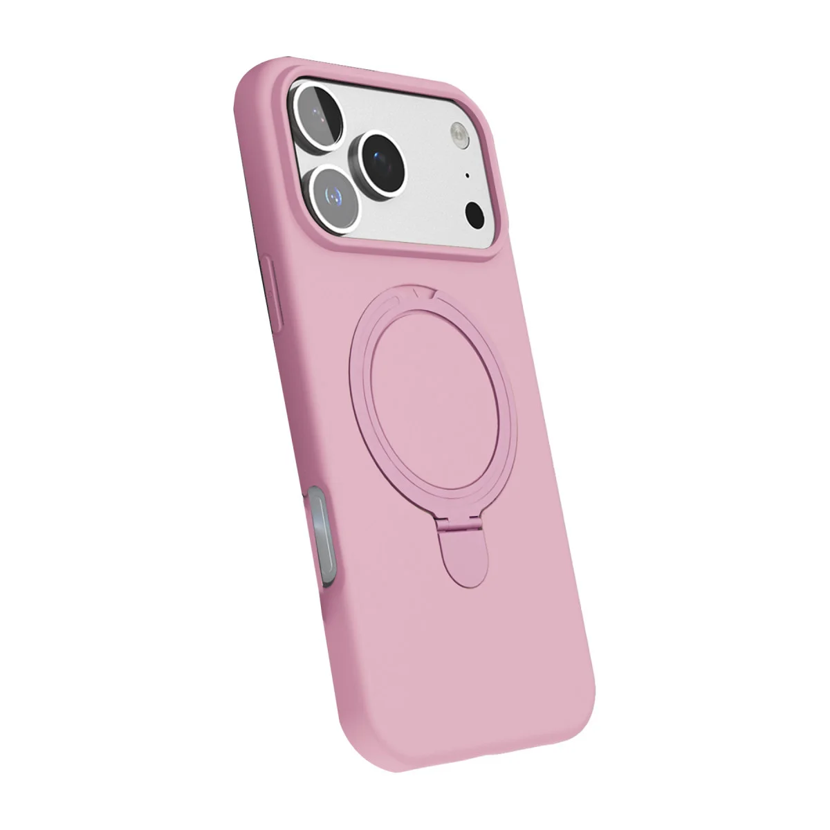 iPhone 17 Pro Max Regal Magsafe Standlı Kapak - Açık Pembe