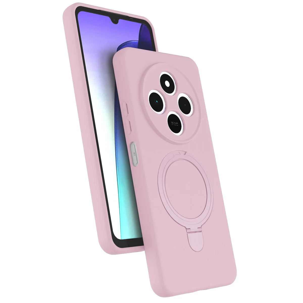 Redmi 14C Regal Magsafe Standlı Kapak - Açık Pembe