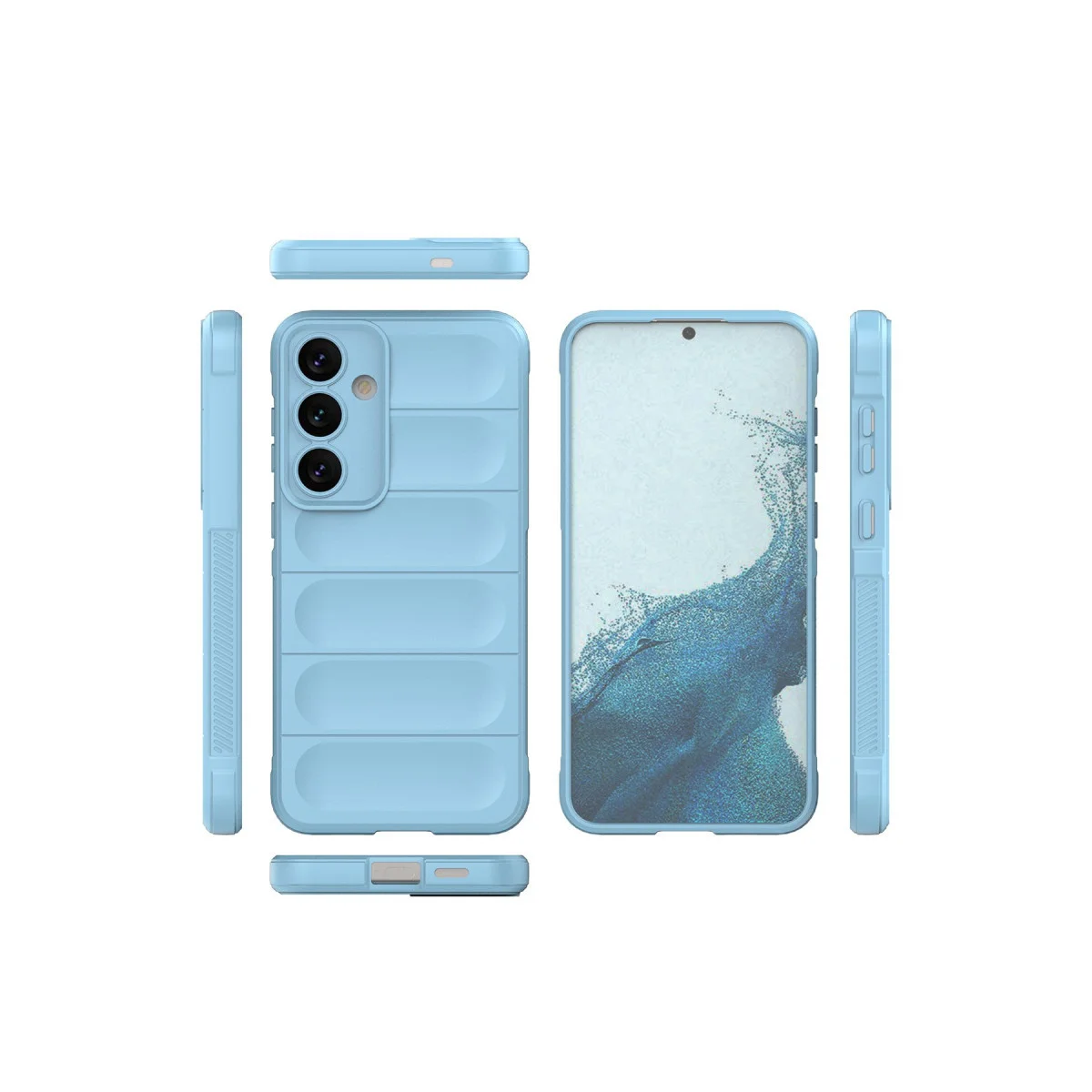 Galaxy S24 Kılıf Optimum Silikon - Sky Blue