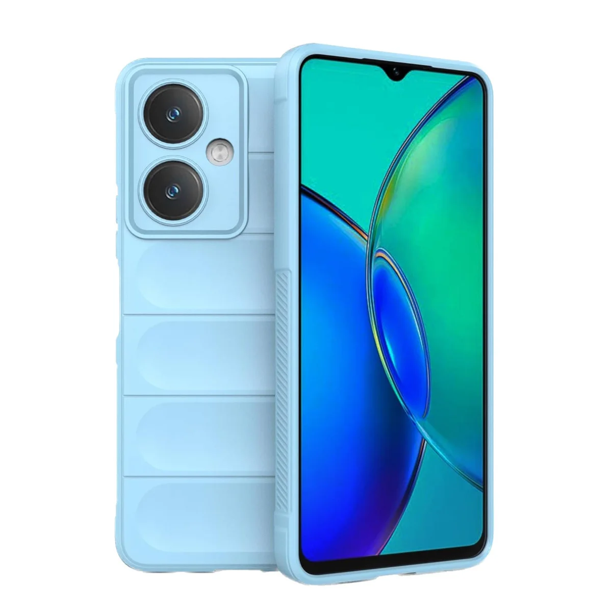 Y27 Kılıf Optimum Silikon - Sky Blue