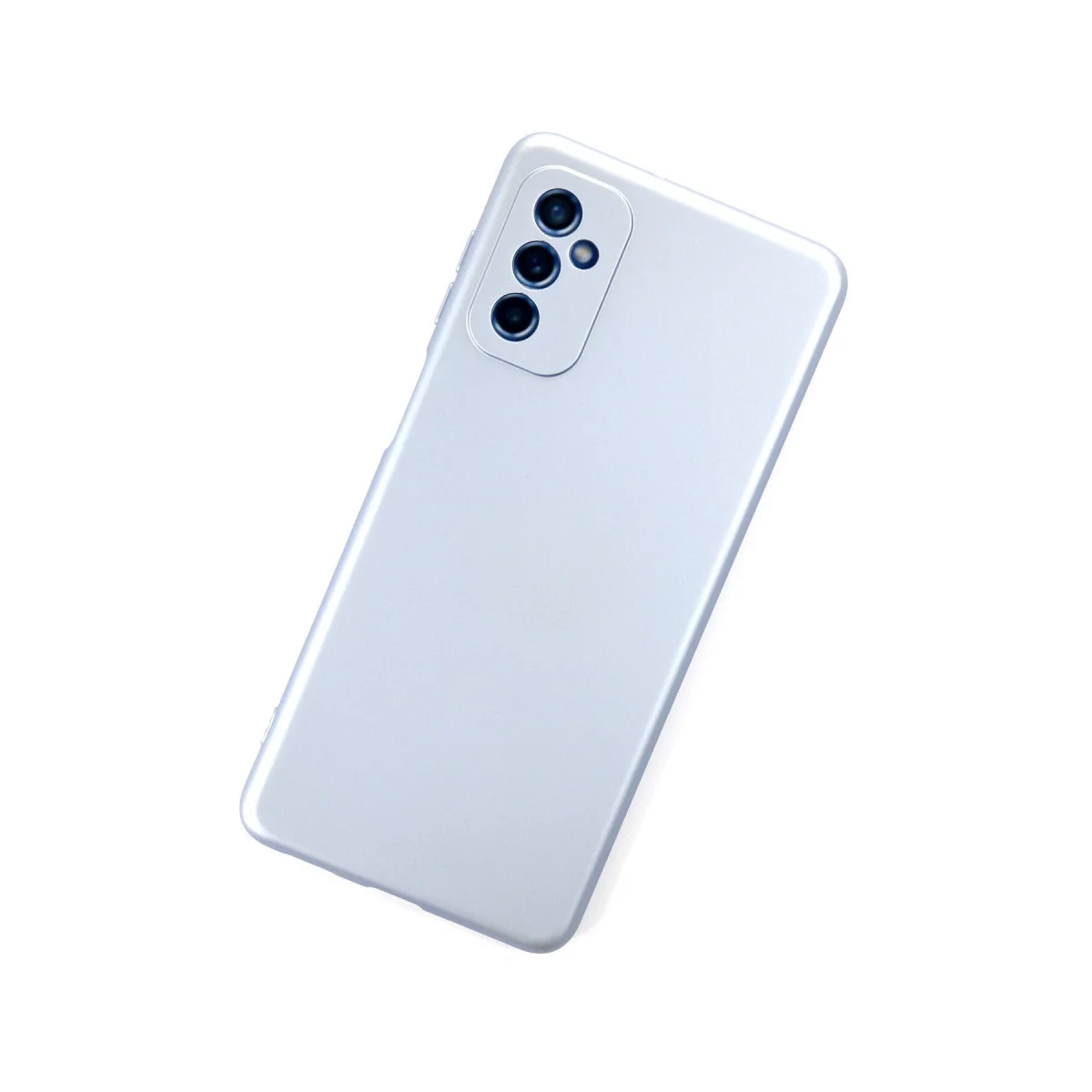 Galaxy M52 5G Kılıf Nano içi Kadife Silikon - Sky Blue