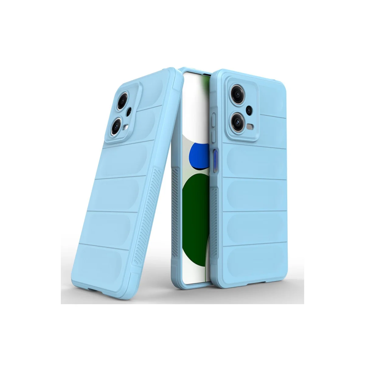 Poco X5 5G Kılıf Optimum Silikon - Sky Blue