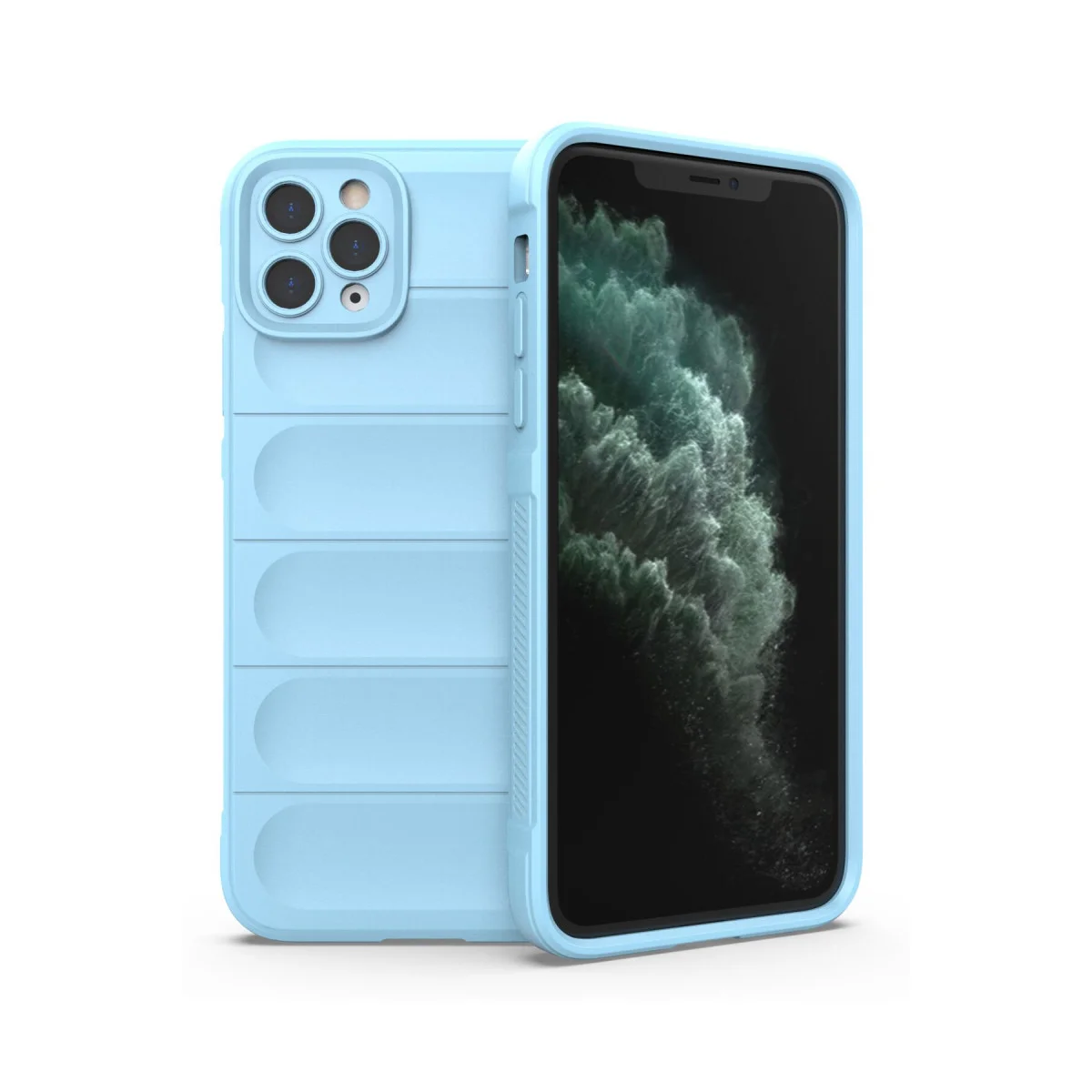iPhone 11 Pro Kılıf Optimum Silikon - Sky Blue