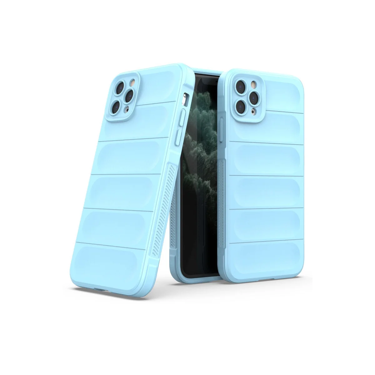 iPhone 11 Pro Max Kılıf Optimum Silikon - Sky Blue