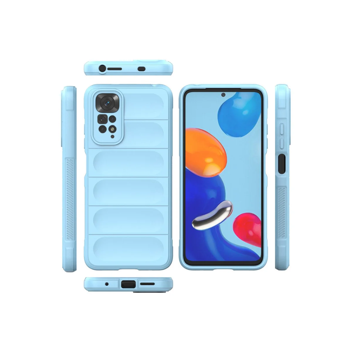 Redmi Note 11 Kılıf Optimum Silikon - Sky Blue