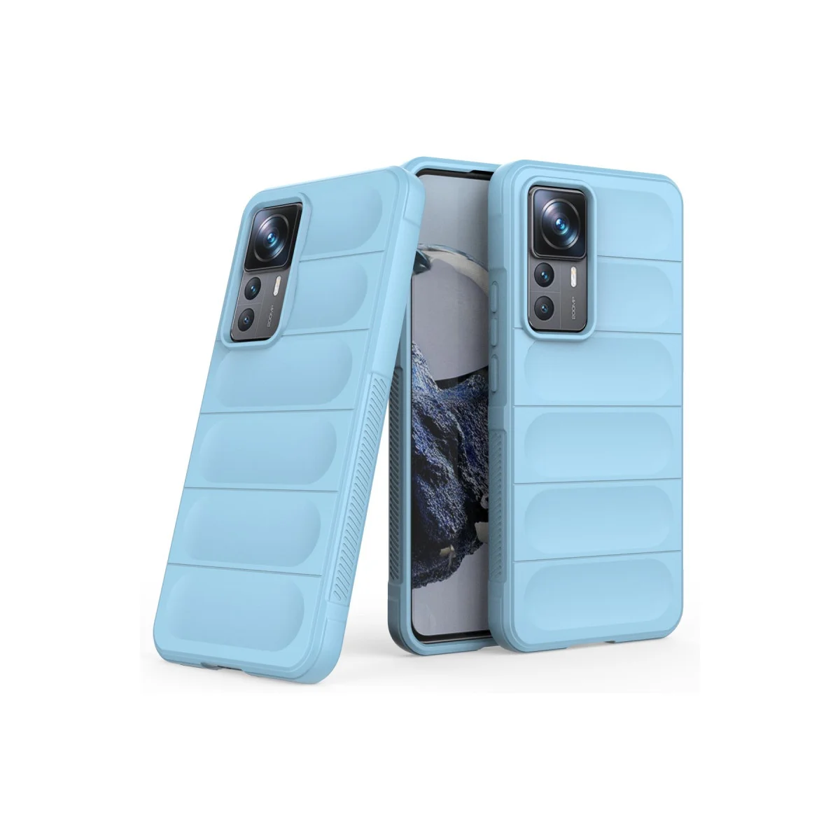 Mi 12T Pro Kılıf Optimum Silikon - Sky Blue