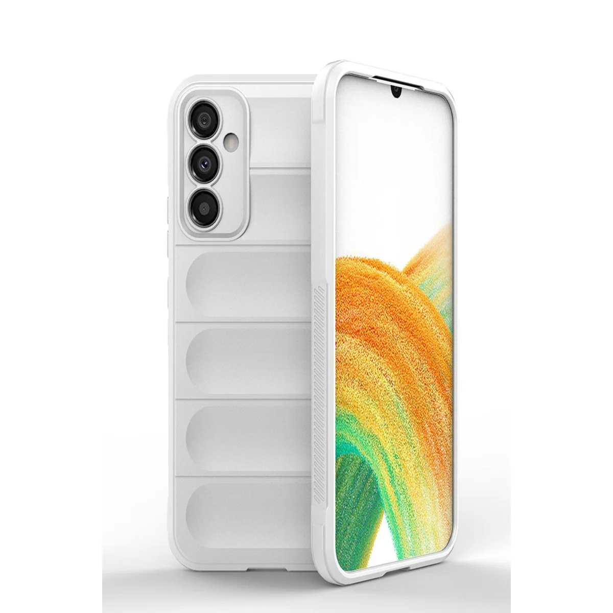 Galaxy A25 5G Kılıf Optimum Silikon - Krem