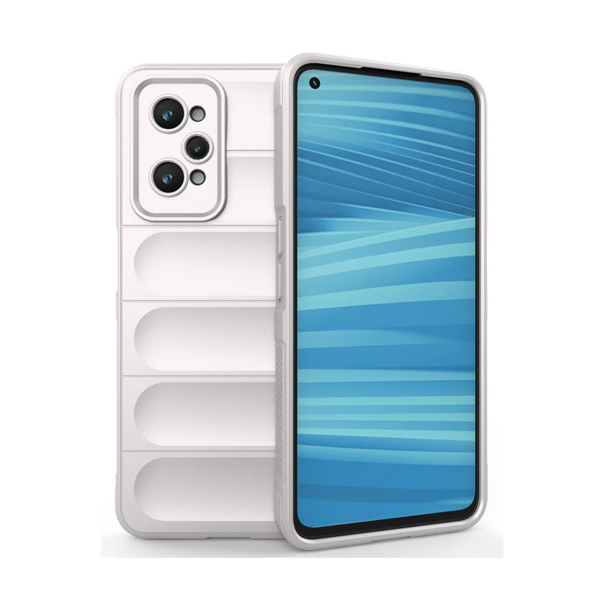Realme GT2 5G Kılıf Optimum Silikon - Krem