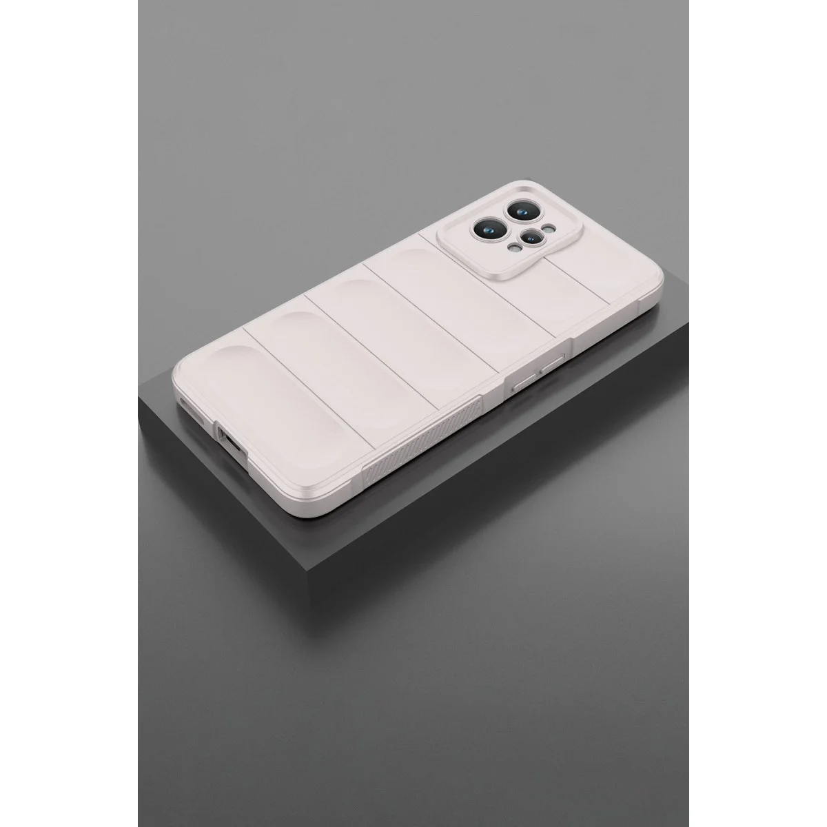 Realme GT2 Pro 5G Kılıf Optimum Silikon - Krem