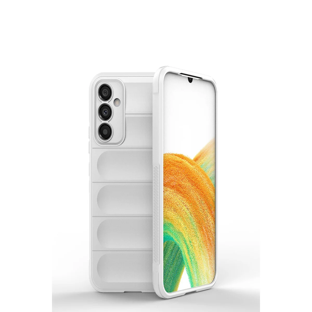 Galaxy M34 5G Kılıf Optimum Silikon - Krem