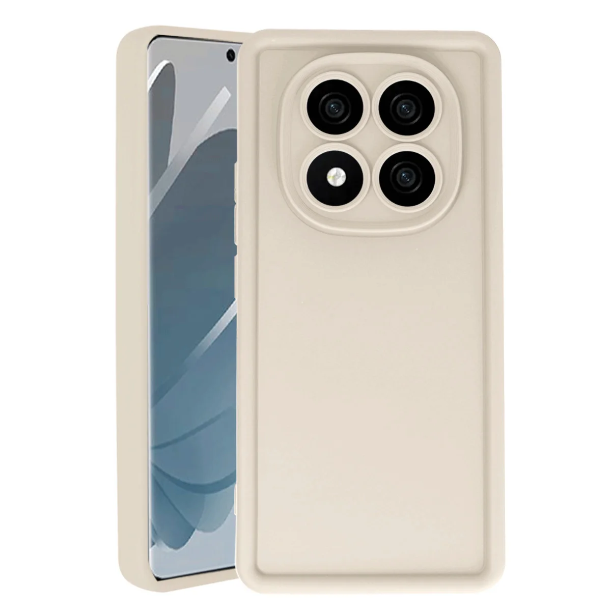 Redmi Note 14 Pro 4G Kılıf Viera Silikon - Krem