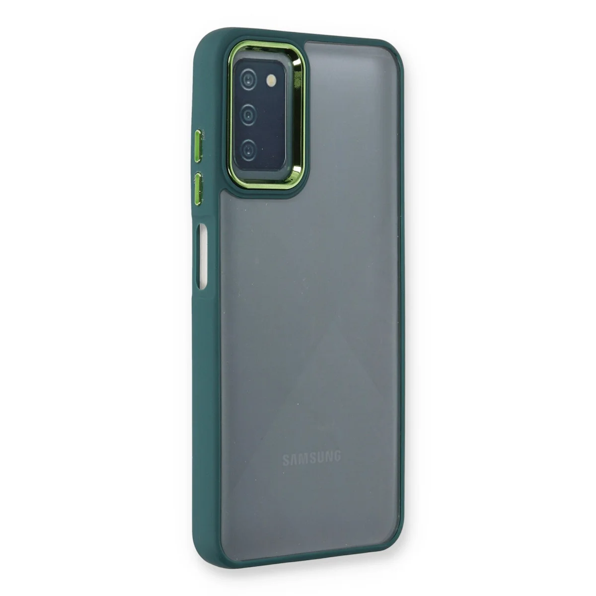 Galaxy A03S Kılıf Dora Kapak - Haki Yeşil