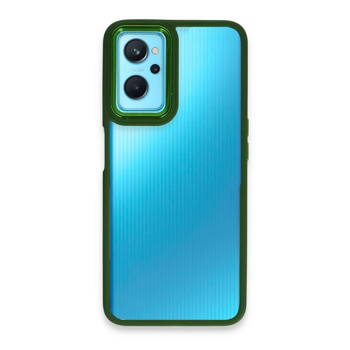 Realme 9i 4G Kılıf Dora Kapak - Haki Yeşil