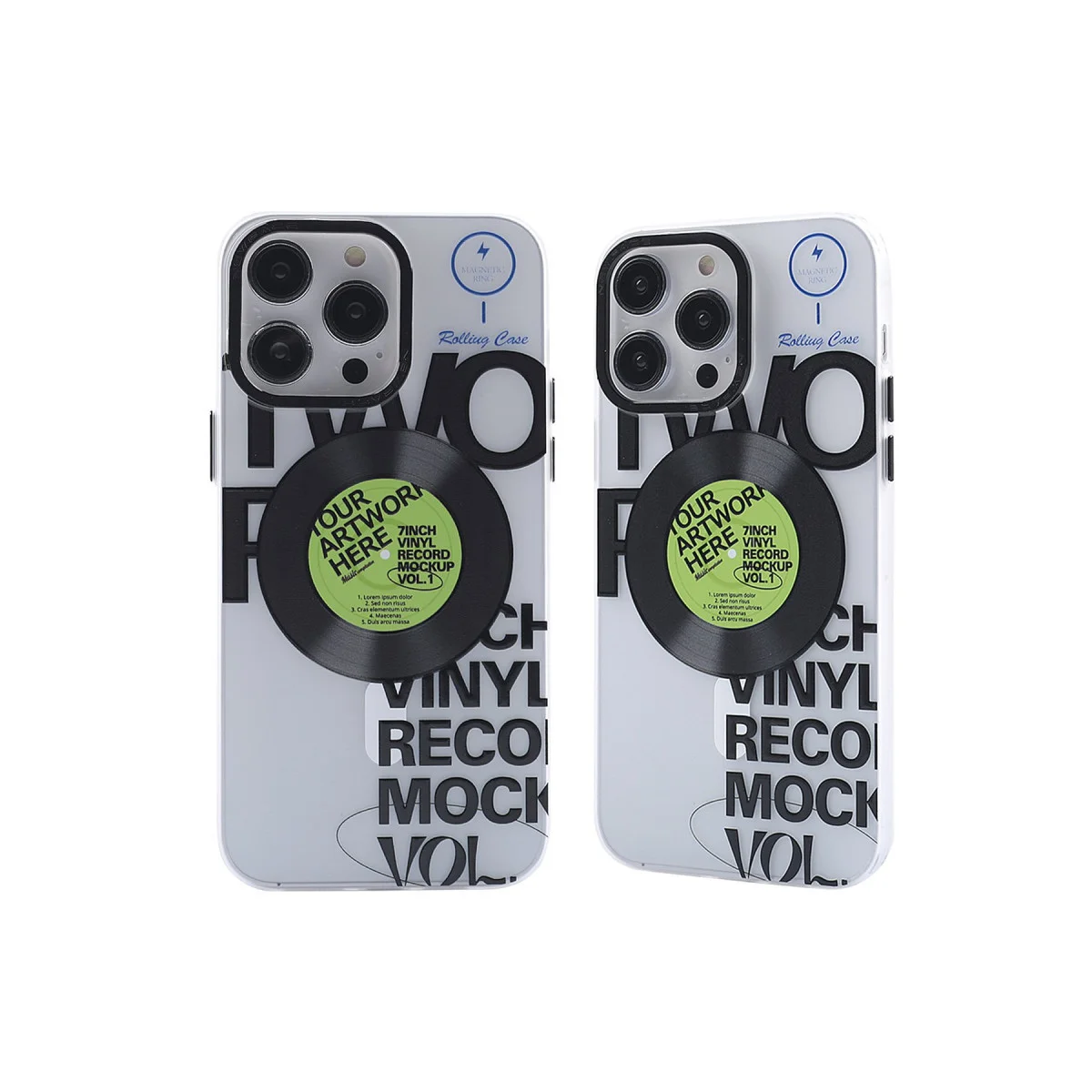 iPhone 12 Pro Max Kılıf Apollo Magneticsafe Desenli Kapak - Apollo Şeffaf - 5