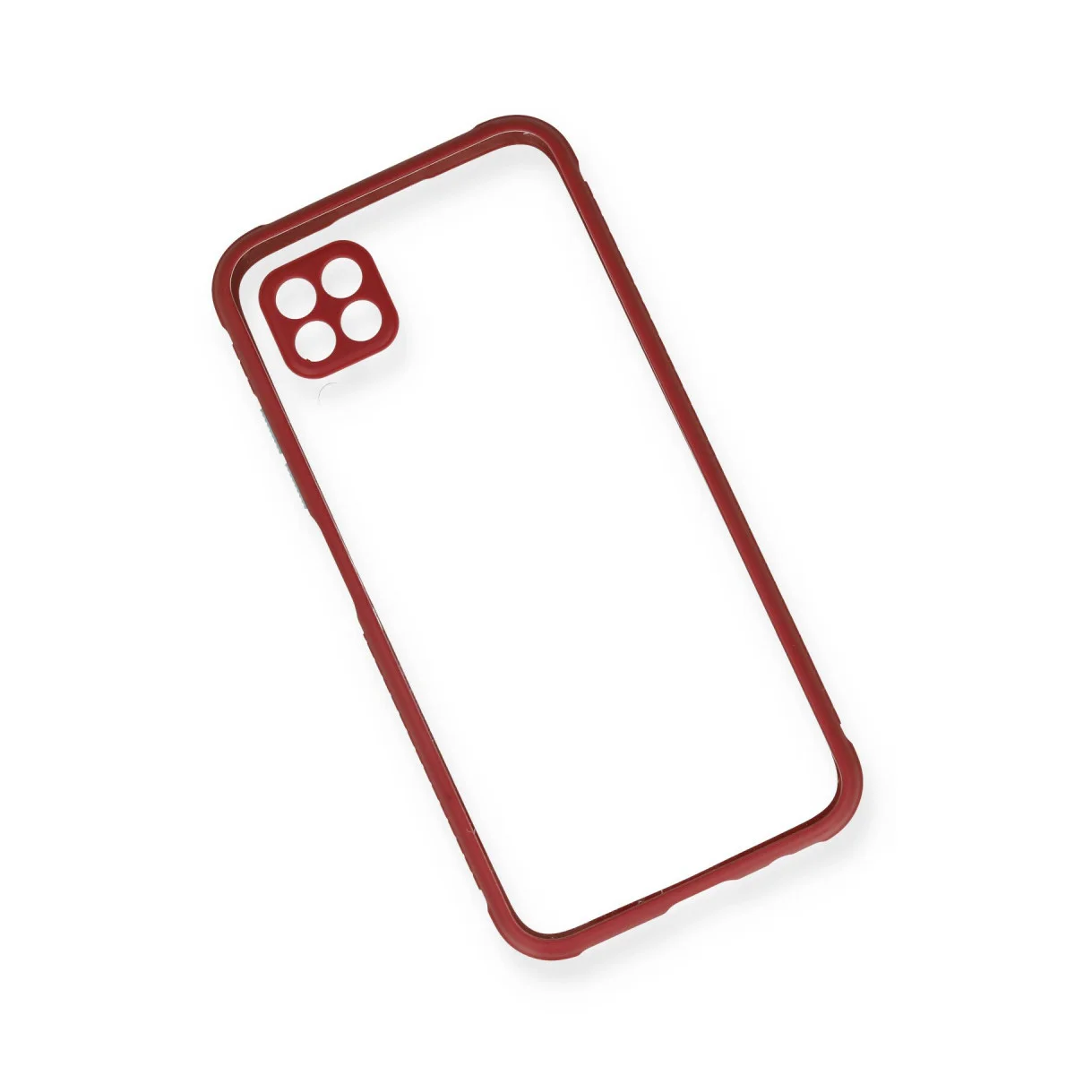 P40 Lite Kılıf Miami Şeffaf Silikon - Fuşya