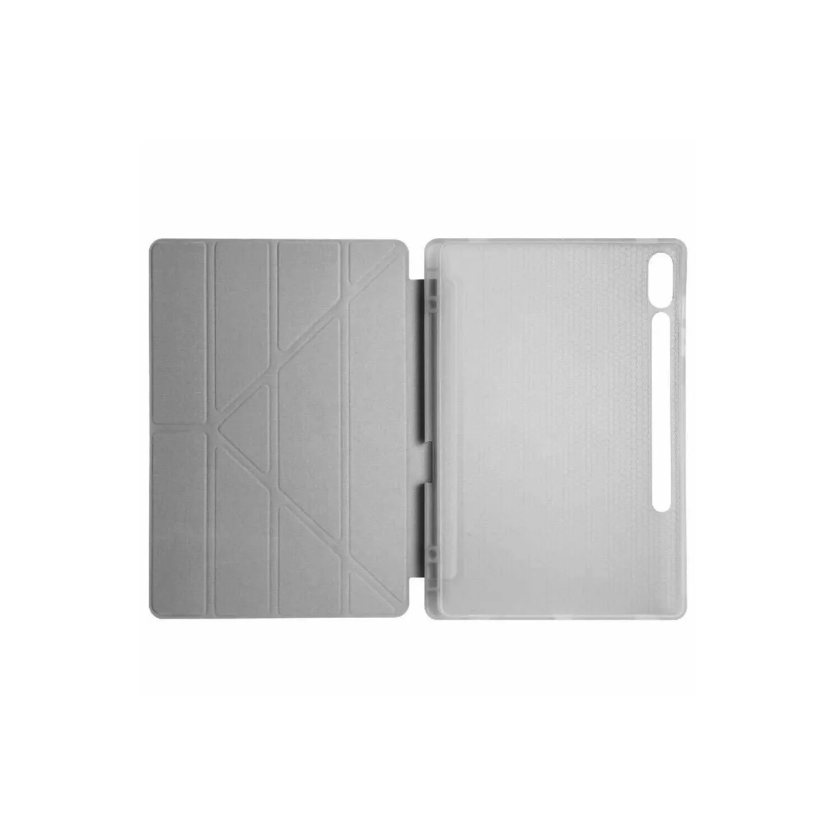 Galaxy X610 Tab S9 FE Plus 12.4 Kılıf Kalemlikli Mars Tablet Kılıfı - Koyu Gri