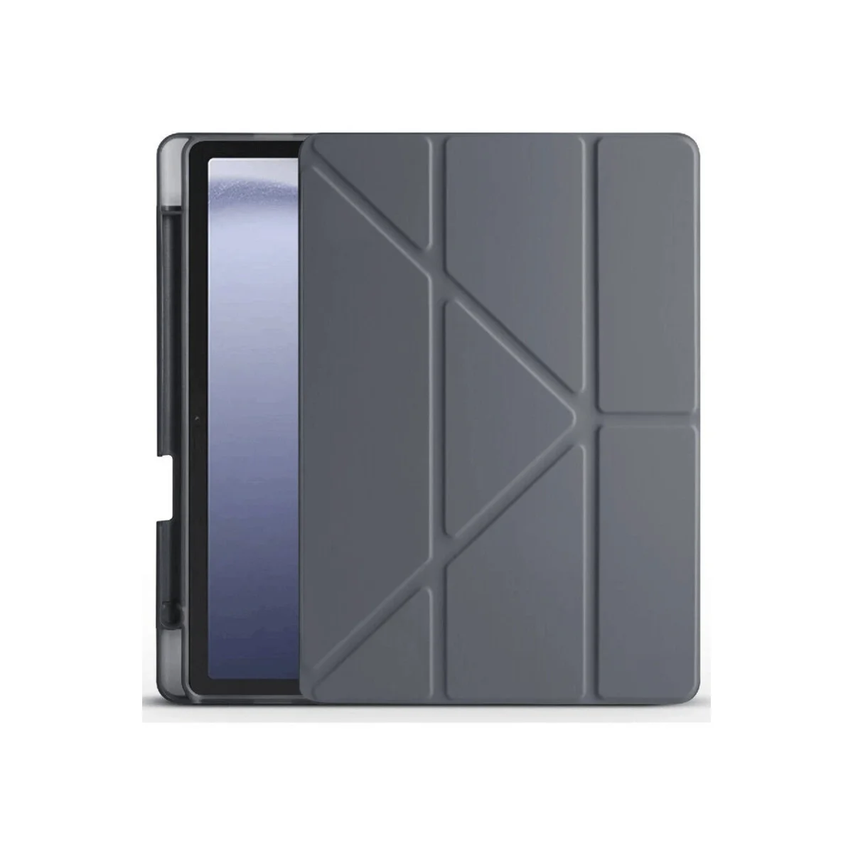 Pad X9 11.5 Kılıf Kalemlikli Mars Tablet Kılıfı - Koyu Gri