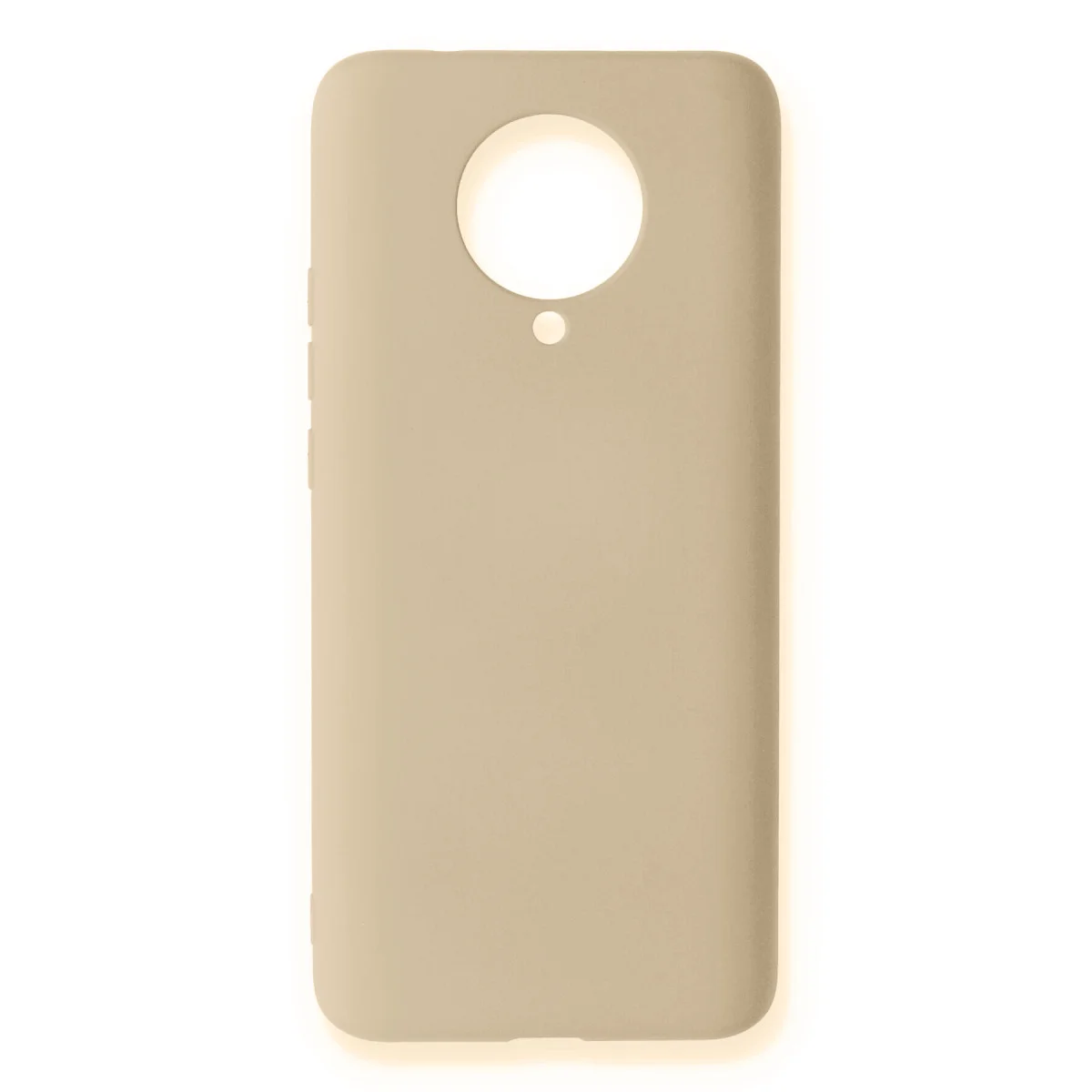 Redmi K30 Pro Kılıf Nano içi Kadife Silikon - Kemik