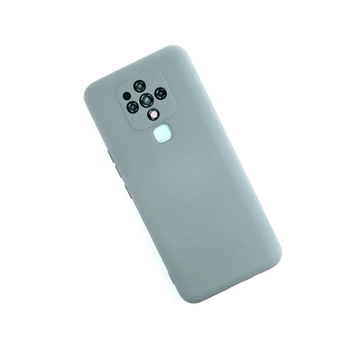 Camon 16 Kılıf Nano içi Kadife Silikon - Buz Mavisi