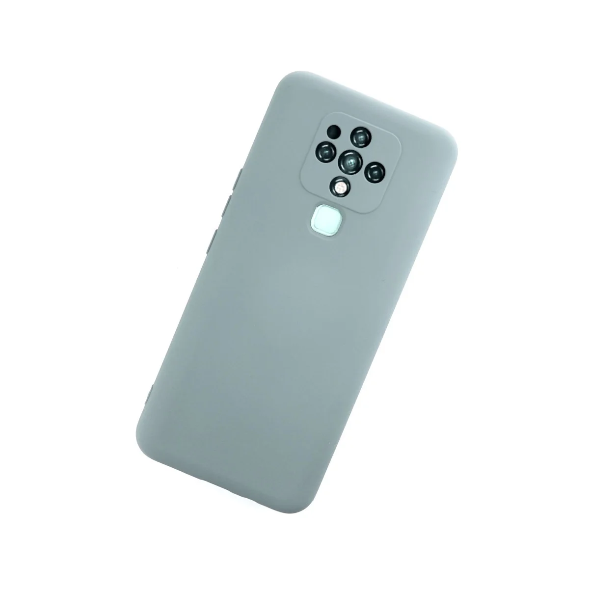 Camon 16 Kılıf Nano içi Kadife Silikon - Buz Mavisi