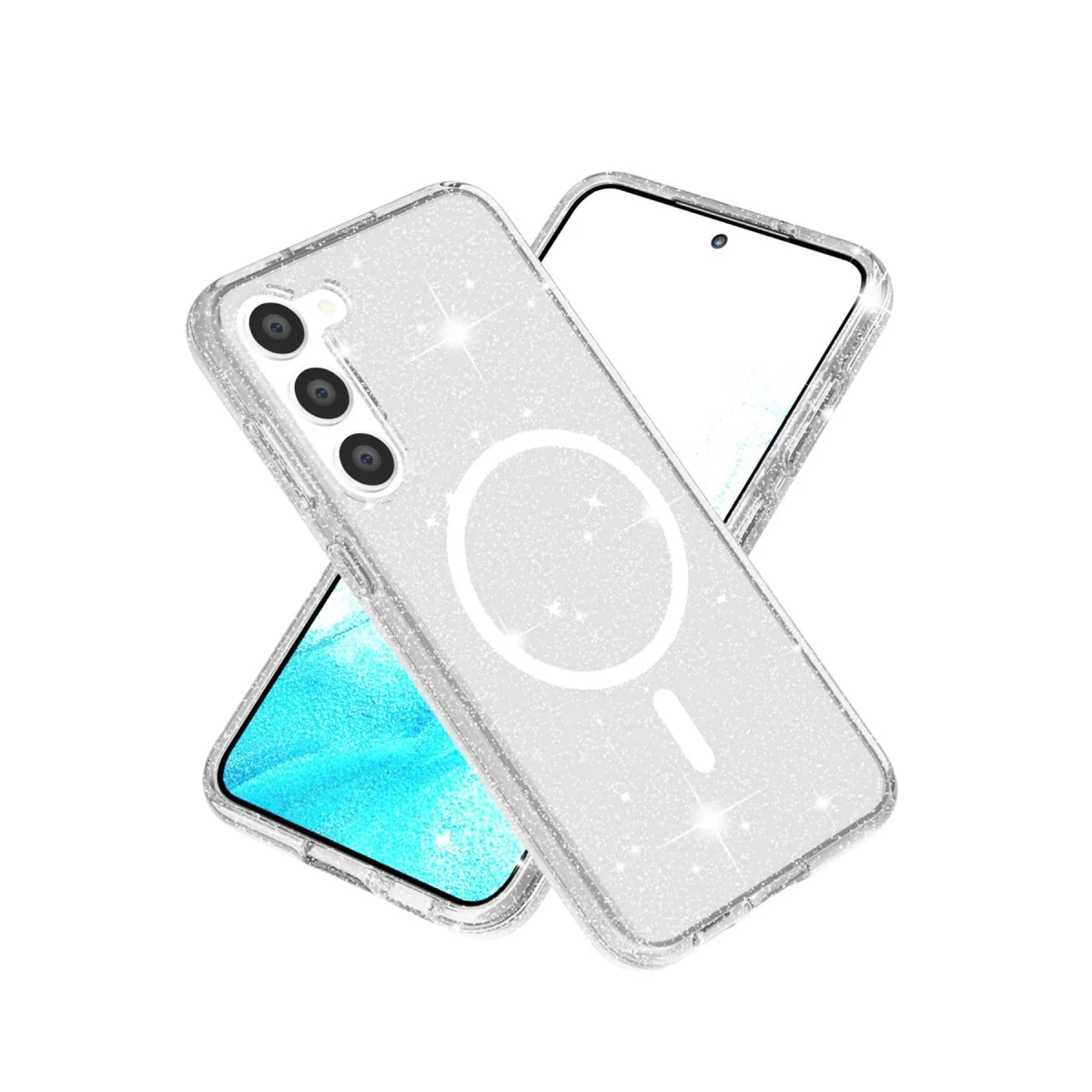 Galaxy S23 Kılıf Star Magsafe Kapak - Şeffaf