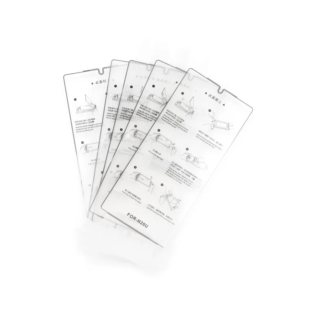 Galaxy Note 20 Ultra AutoKit 5in1 Fiber Polymer Nano Ekran Koruyucu