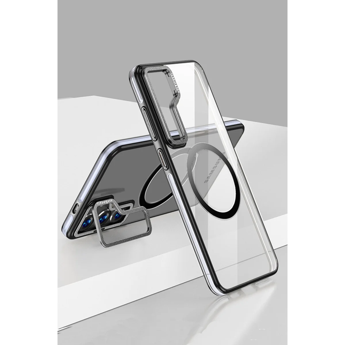 Galaxy S24 Crystal Magsafe Kapak - Siyah