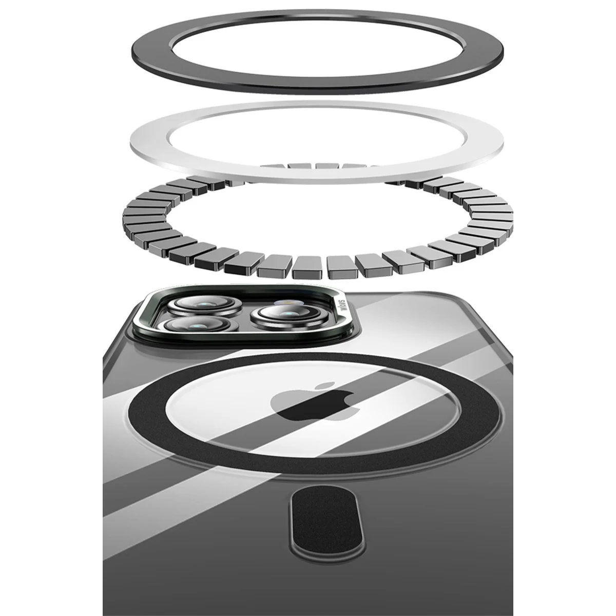 iPhone 14 Pro Max Drop Magsafe Kapak - Titan Gri