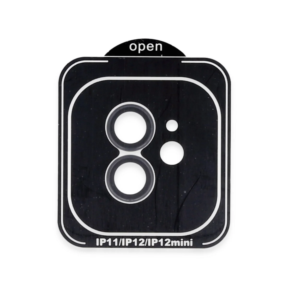 iPhone 11 PVD Metal Kamera Lens - Siyah