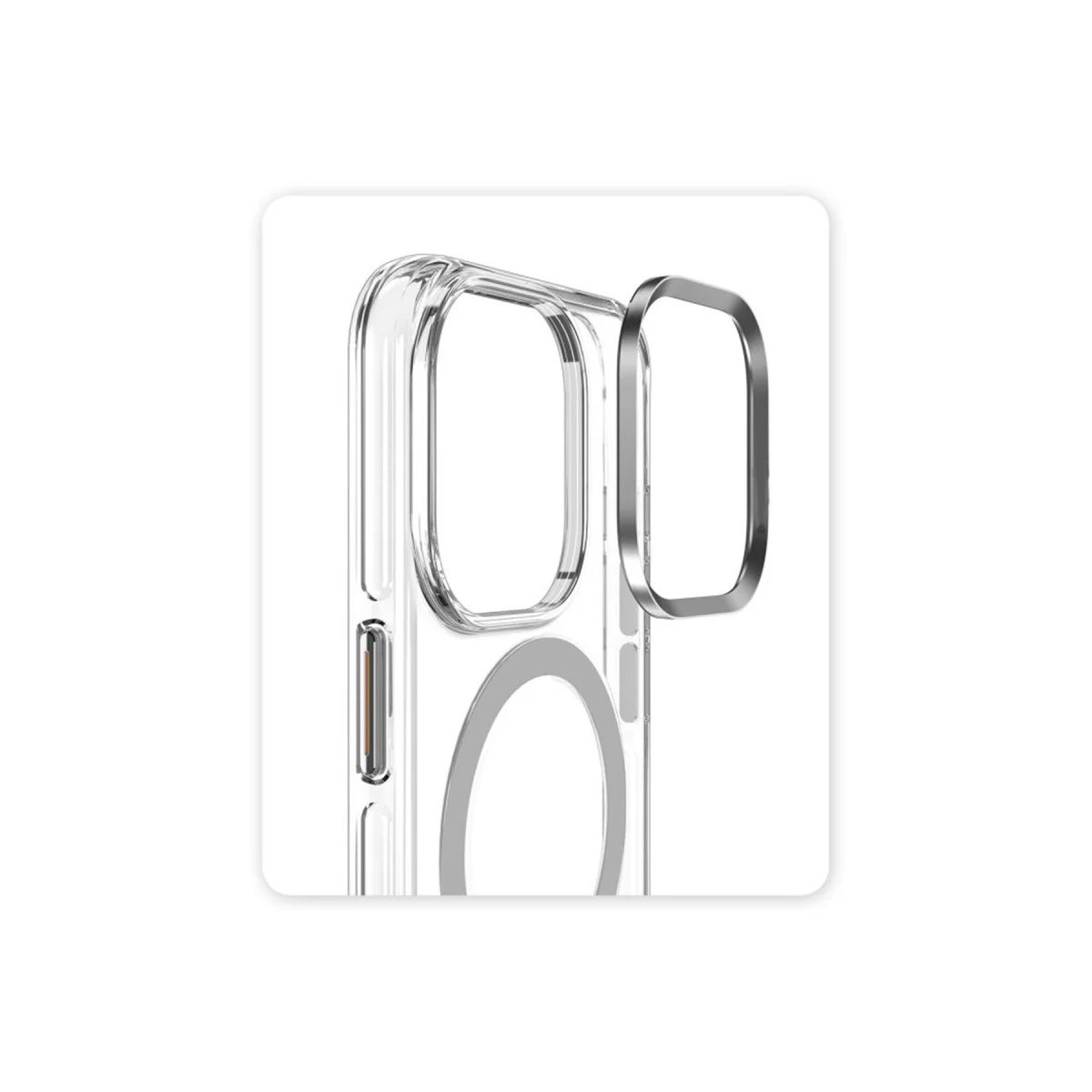 iPhone 16 Pro Crystal Magsafe Kapak - Şeffaf