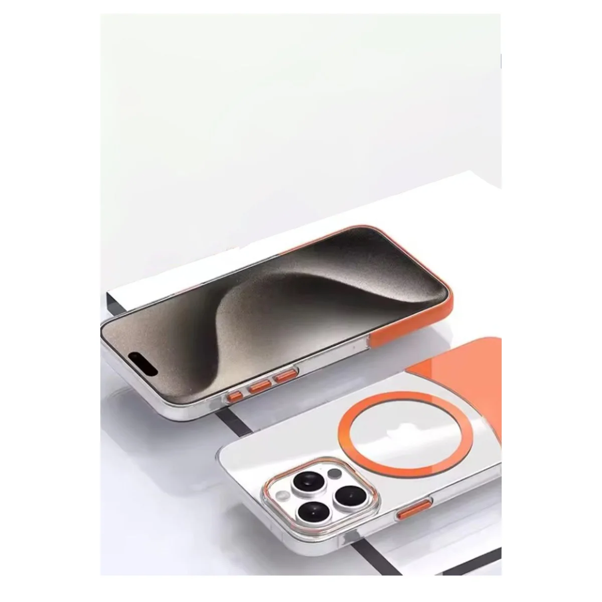 iPhone 15 PC Suit Magsafe Kapak - Siyah