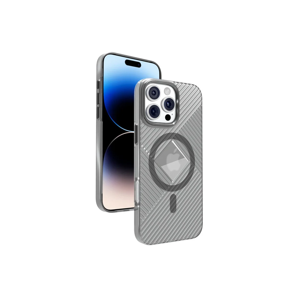 iPhone 16 Pro Max Stella PC Sert Magsafe Kılıf - Siyah