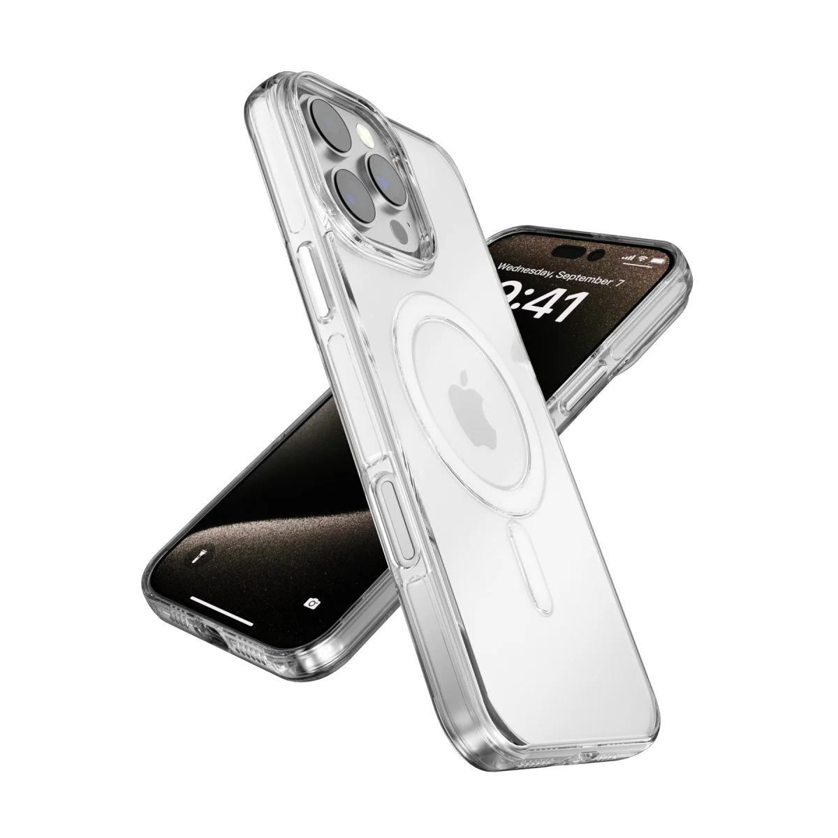 iPhone 16 Pro Max Gleam PC Sert Magsafe Kılıf - Siyah