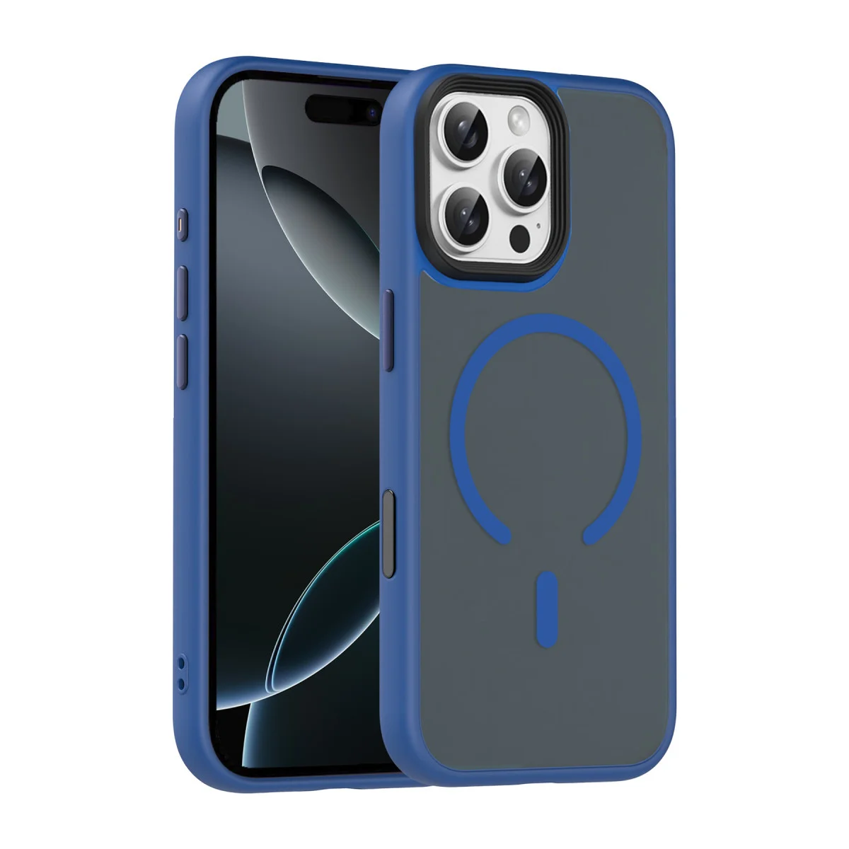 iPhone 16 Pro Max Megane Magsafe Kapak - Lacivert