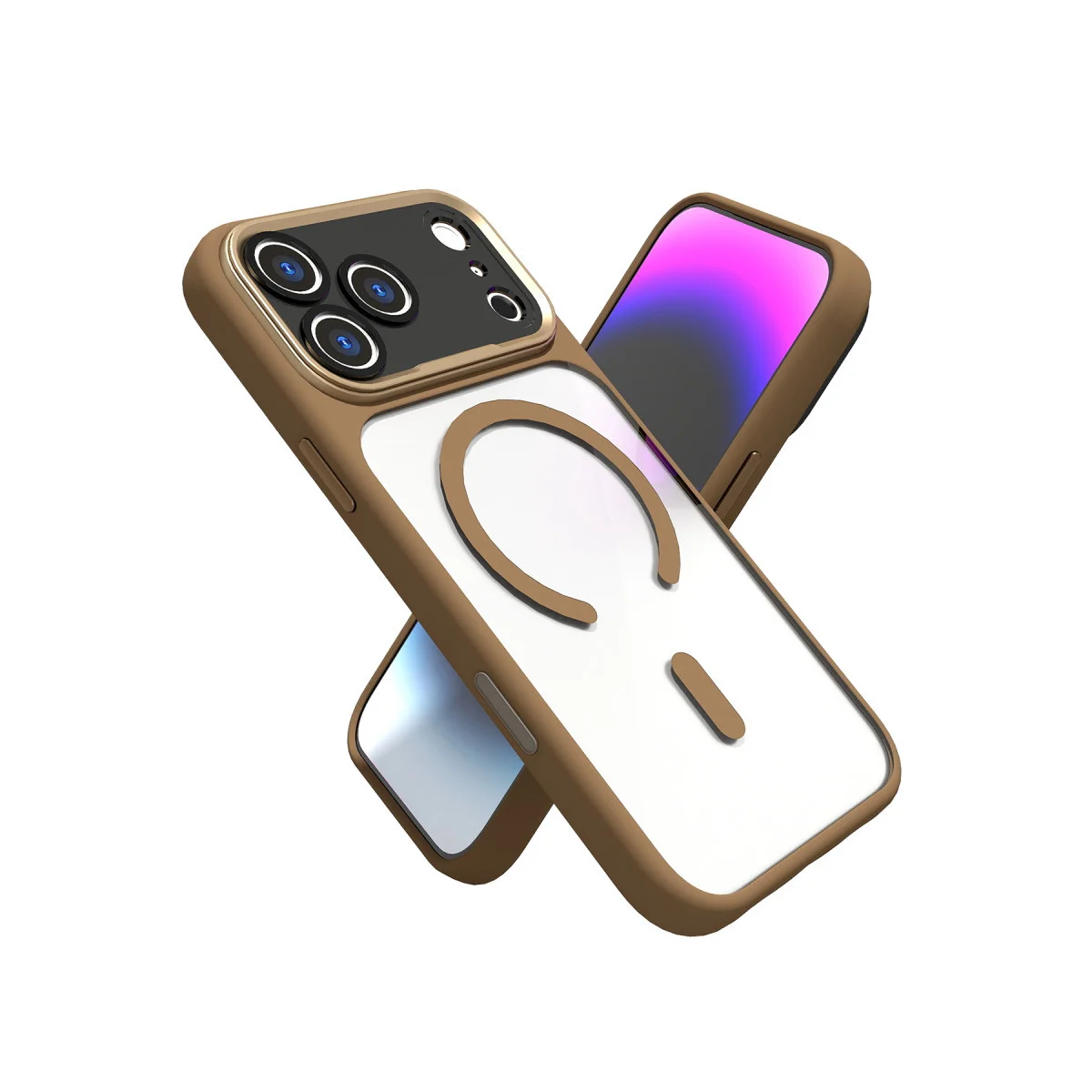 iPhone 17 Pro Hazar Magsafe Kapak - Gold