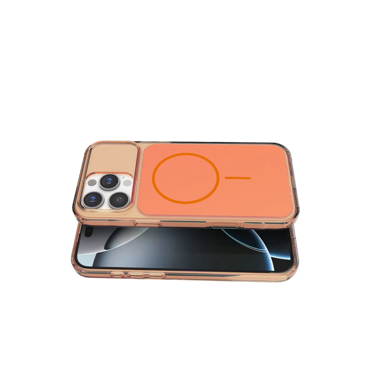 iPhone 16 Pro Max Bruma Magsafe Kapak - Turuncu