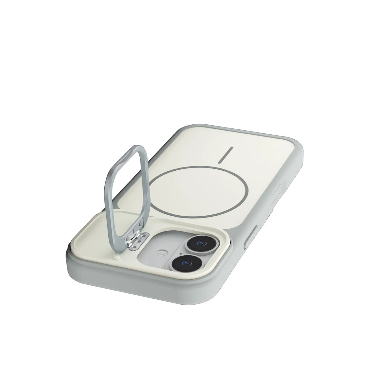 iPhone 17 Pale Magsafe Standlı Kapak - Beyaz