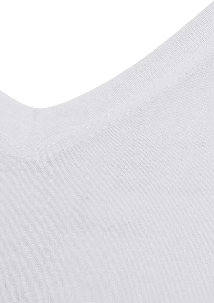 Star 206 Modal Yarım Kol V-Yaka T-Shirt Atlet
