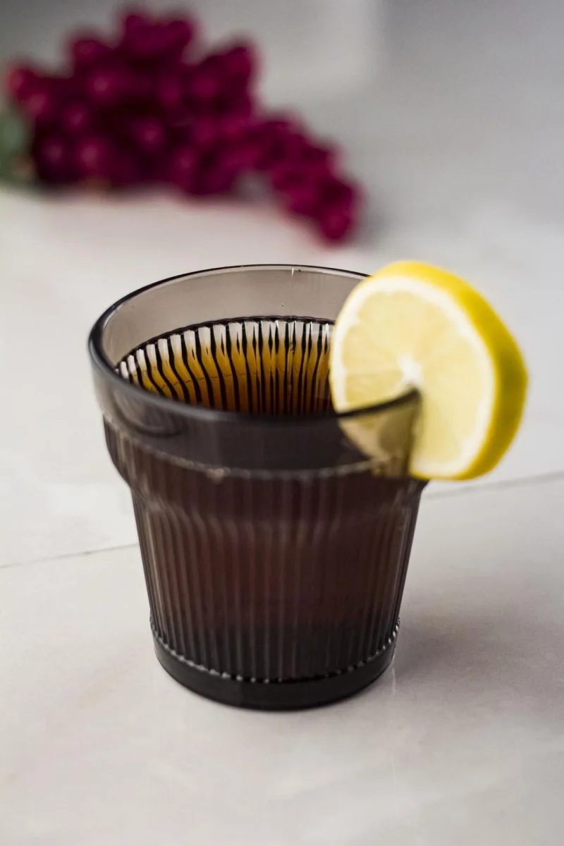 Akrilik Füme Tekli Kısa Bardak & Su Meşrubat Kahve Yanı Bardağı 300 ml ( Cam Değildir )