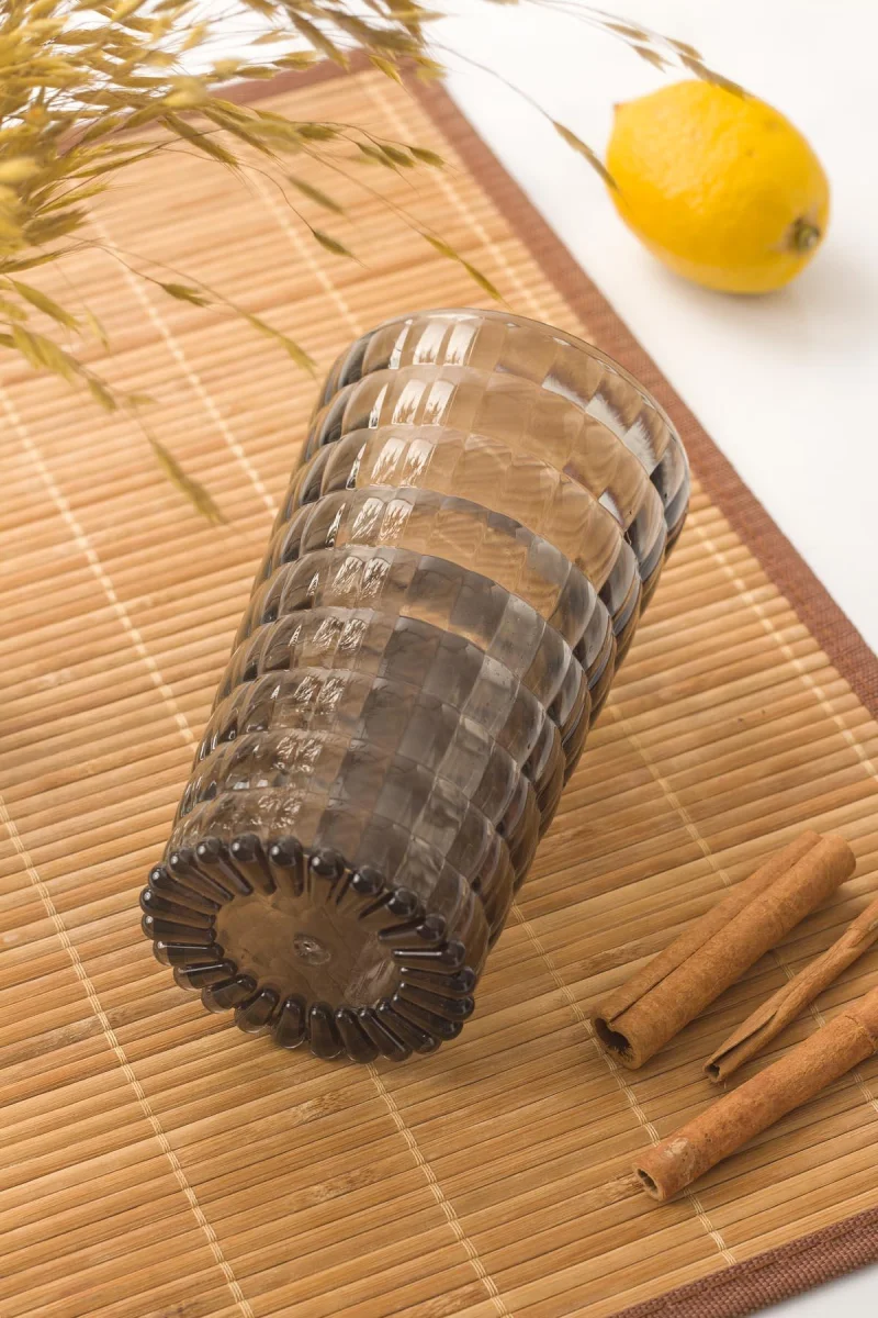 Allegra Füme 6’lı Bardak Seti 750 ml Akrilik Malzeme - Cam Değildir Kırılmaya Dayanıklı