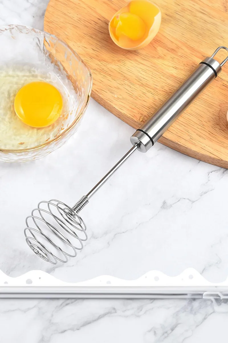 Paslanmaz Çelik Yaylı Yumurta Çırpıcı 22 cm