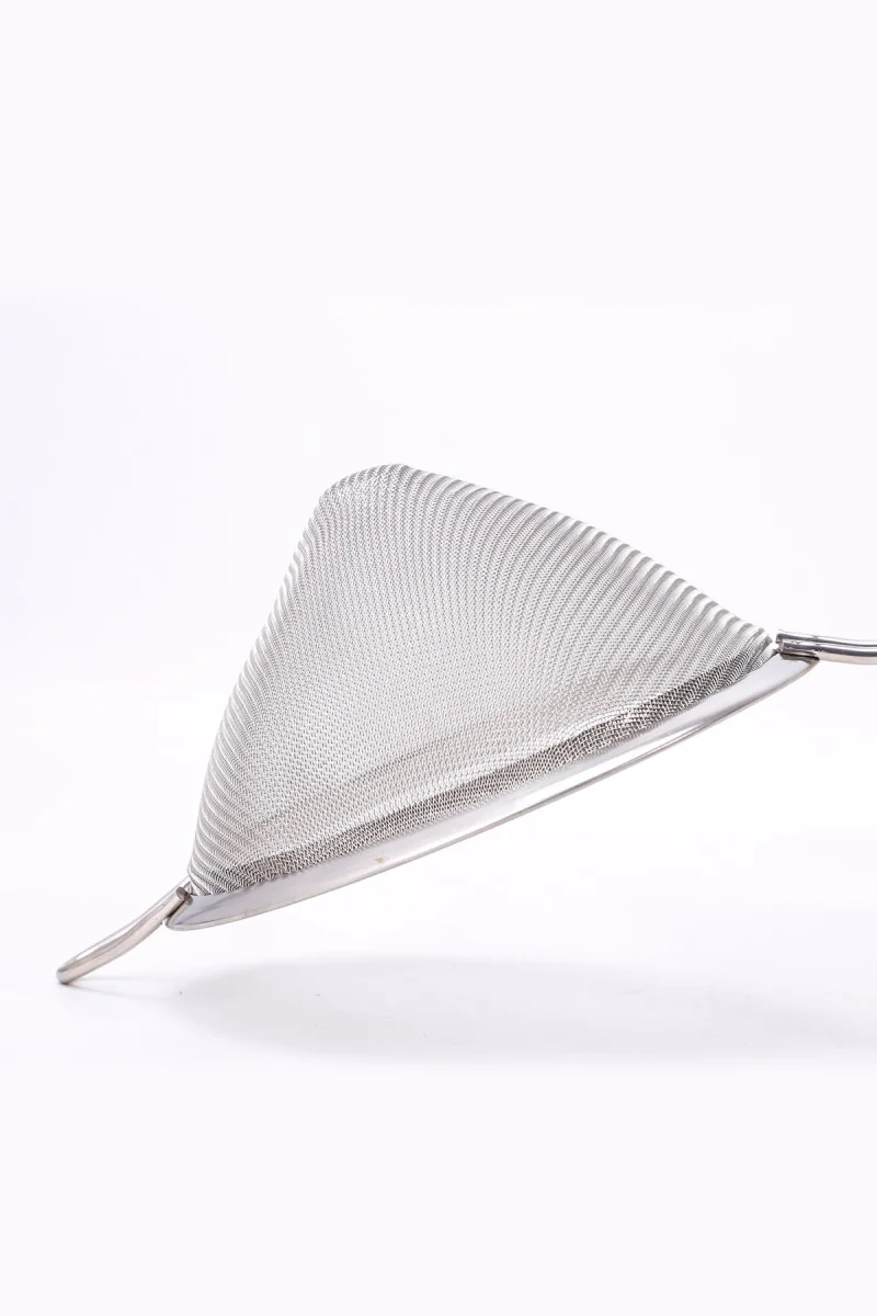 Paslanmaz Çelik Saplı Konik Süzgeç 14 cm