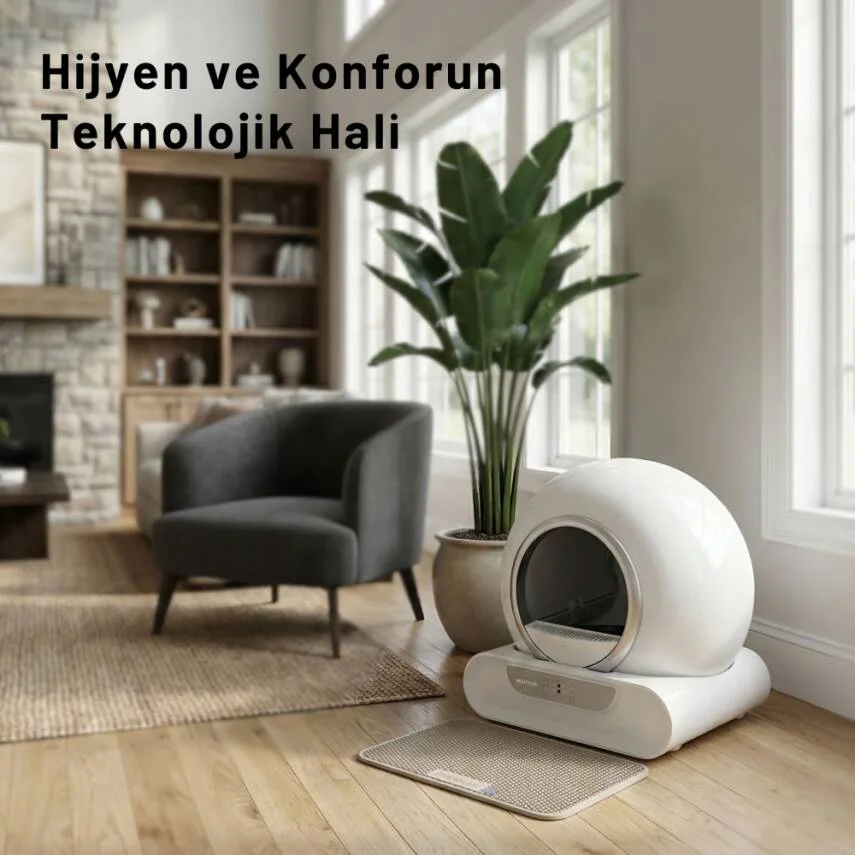 NTL-PW-65BW Yeni Nesil Akıllı Kedi Tuvaleti, Otomatik Kedi Tuvaleti